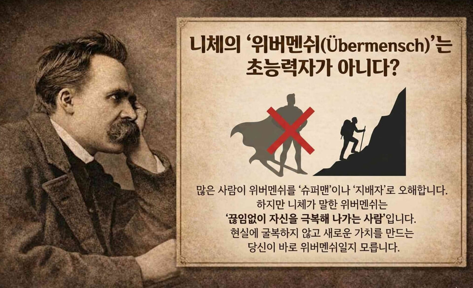 니체 위버멘쉬 뜻